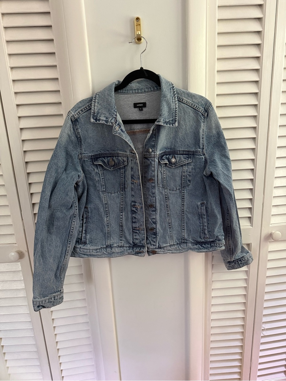 Express Light Blue Denim Jacket